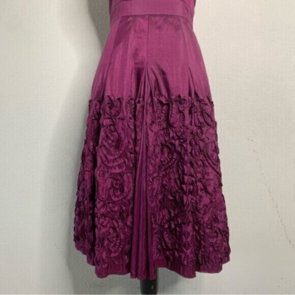 Jessica Simpson Purple Strapless Fit & Flare Cocktail Dress - Picture 8 of 13